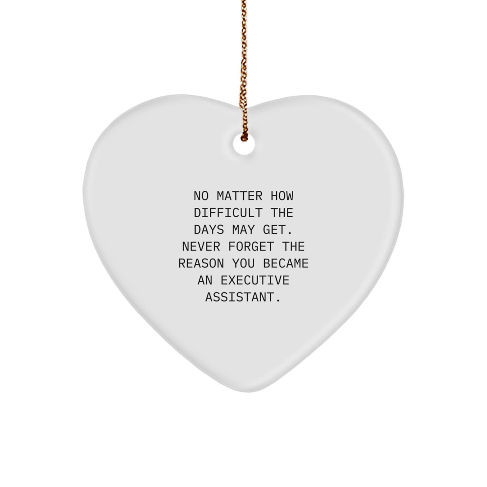 Executive Assistant Keepsake Christmas Ornament for Him Gift - Image 1