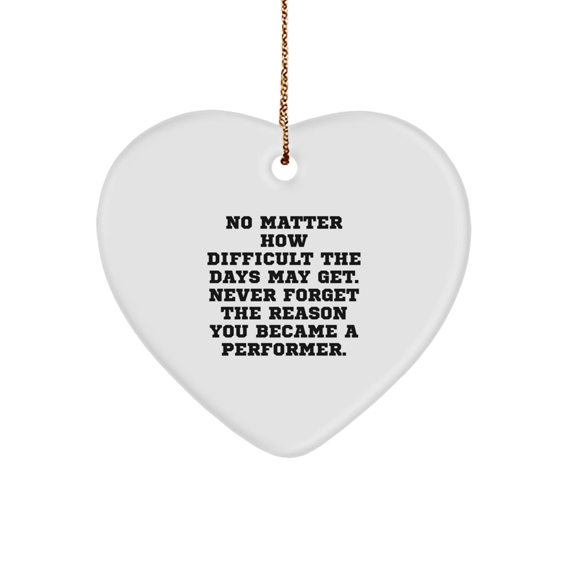 Unstoppable Performer Christmas Ornament for Friends Gift - Image 1