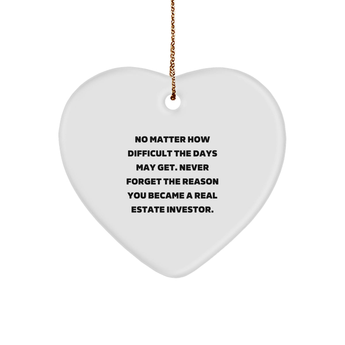 Real Estate Investor Christmas Ornament Collectible Gift the Reason - Image 1