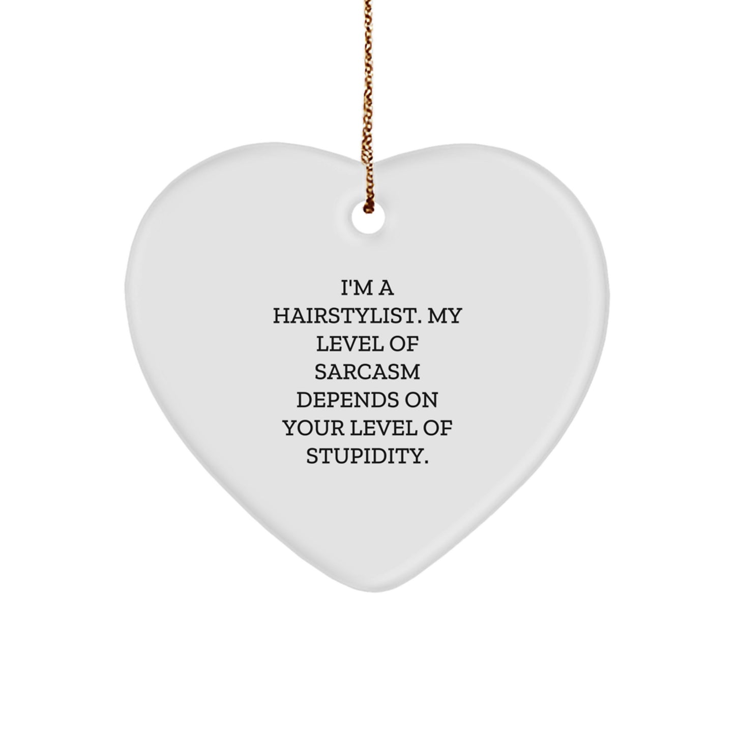 Hairstylist Keepsake Christmas Ornament for Him Surprise Gift - Image 1