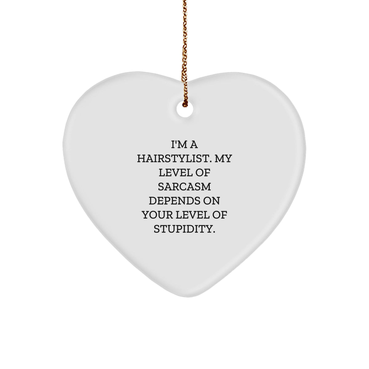 Hairstylist Keepsake Christmas Ornament for Him Surprise Gift - Image 1