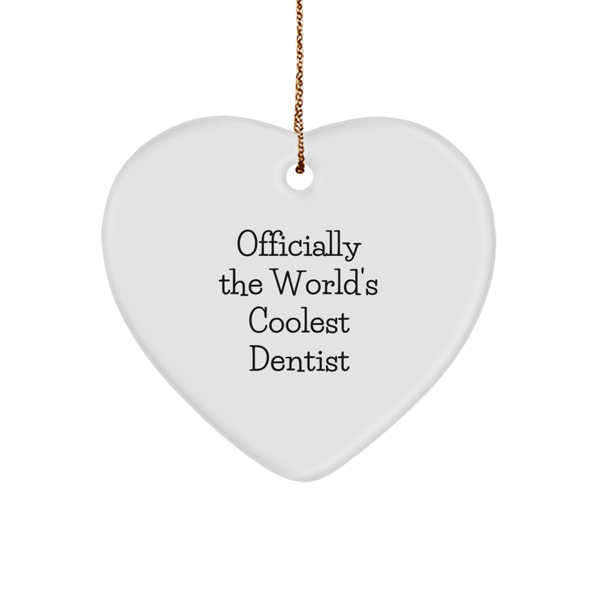 Dentist Ornament for Him Christmas Gift – World's Coolest Dentist - Image 1