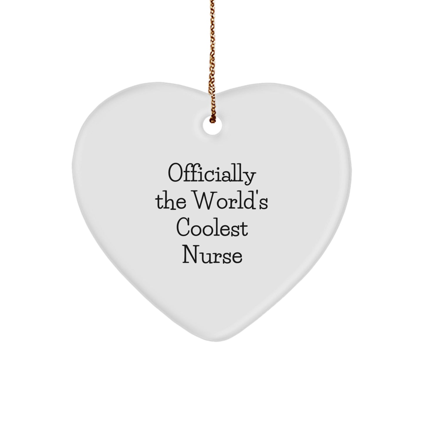 Nurse Keepsake Christmas Ornament for Him Gift - Image 1
