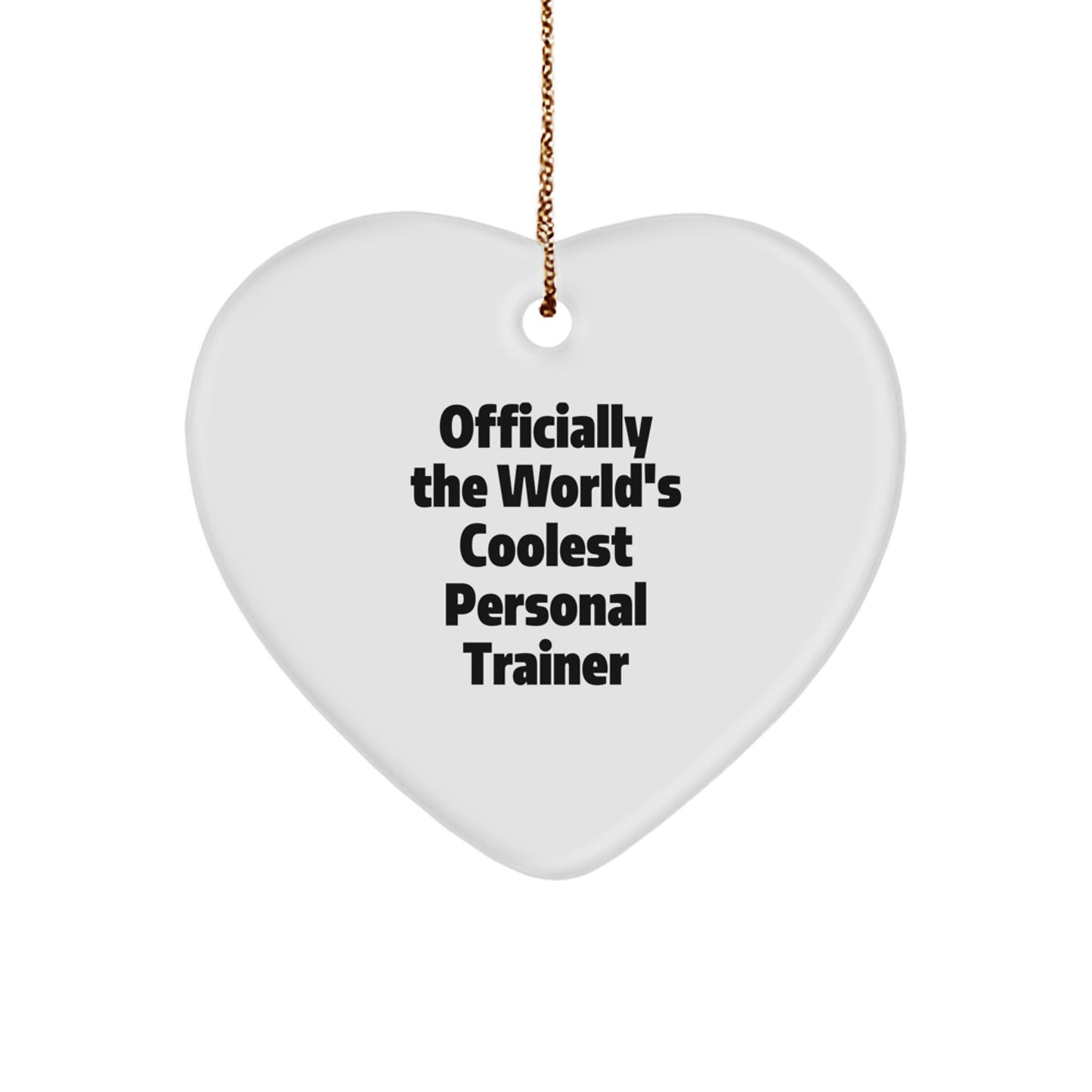 Personal Trainer Keepsake Coolest Christmas Ornament for Him Gift - Image 1