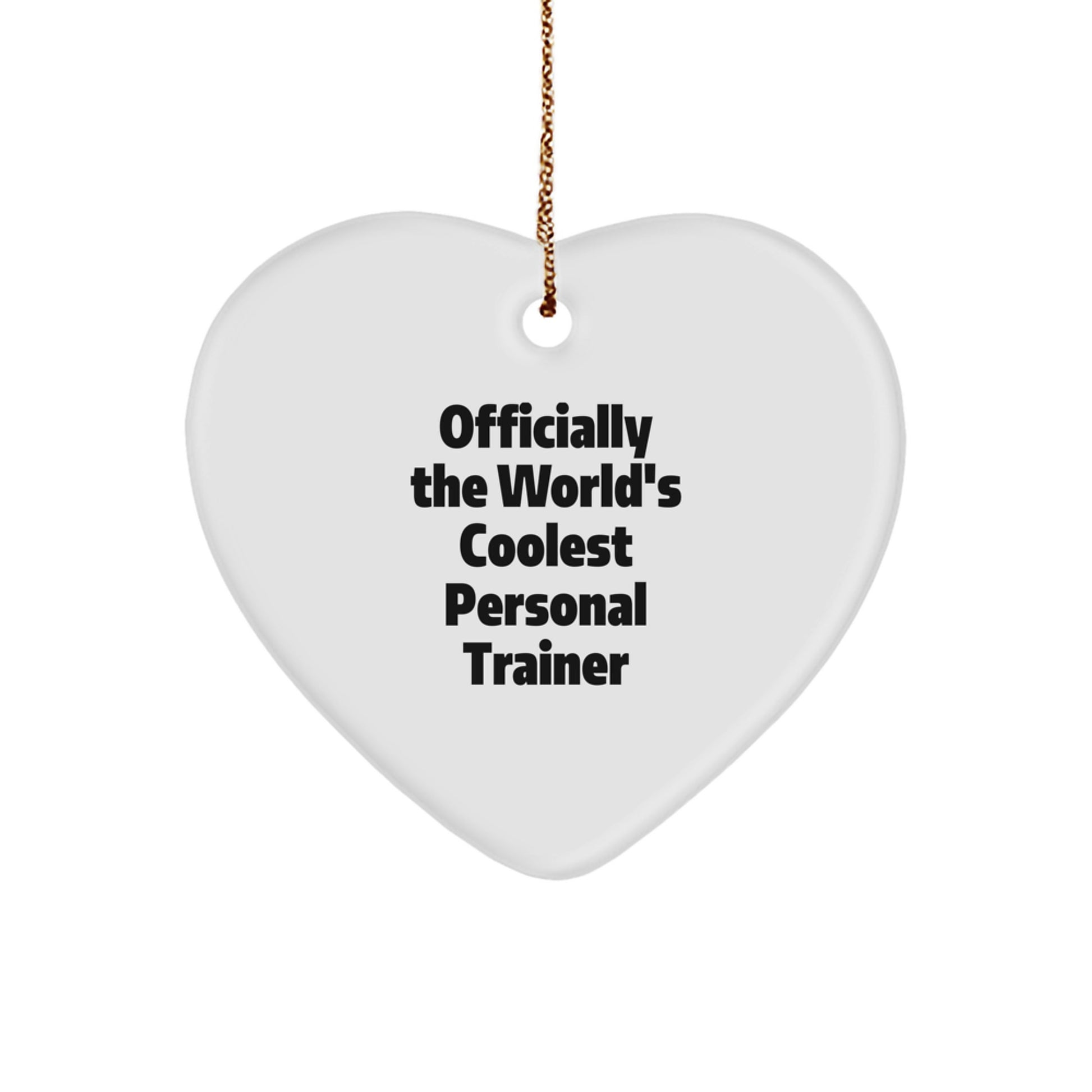 Personal Trainer Keepsake Coolest Christmas Ornament for Him Gift - Image 1