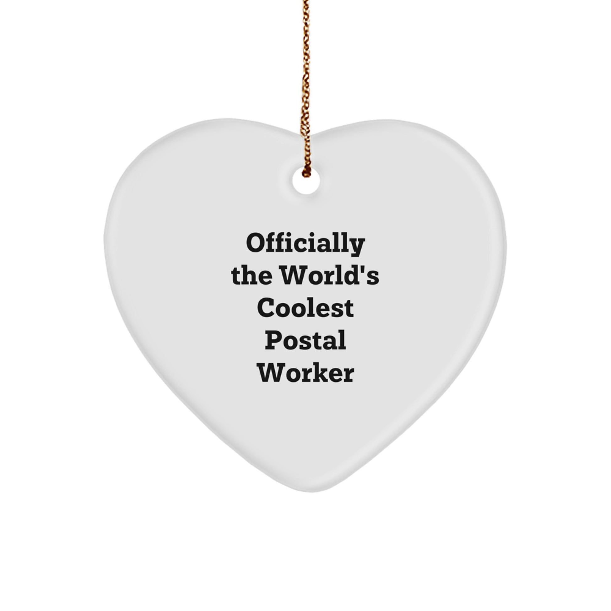Postal Worker Keepsake Christmas Ornament for Him Gift – The World's - Image 1