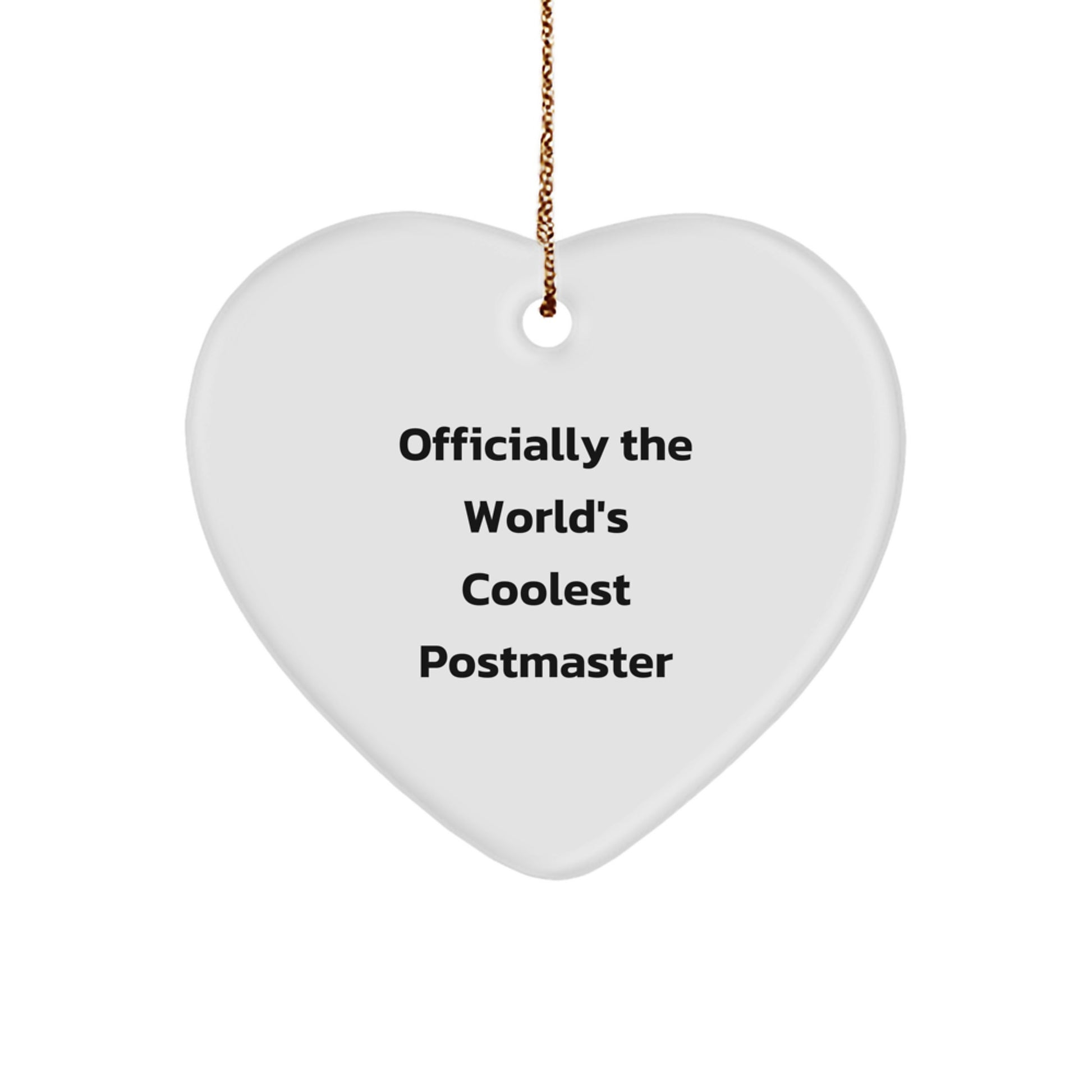 Postmaster Keepsake Christmas Ornament for Him Gift - Image 1