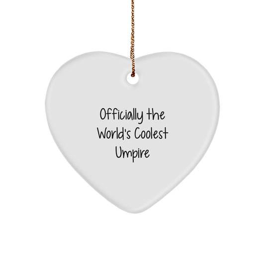Officially Coolest Umpire Christmas Ornament Gift for Friends Novelty - Image 1