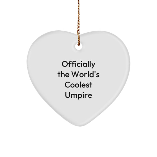 Umpire Christmas Ornament for Him Gift – The World's Coolest Umpire - Image 1