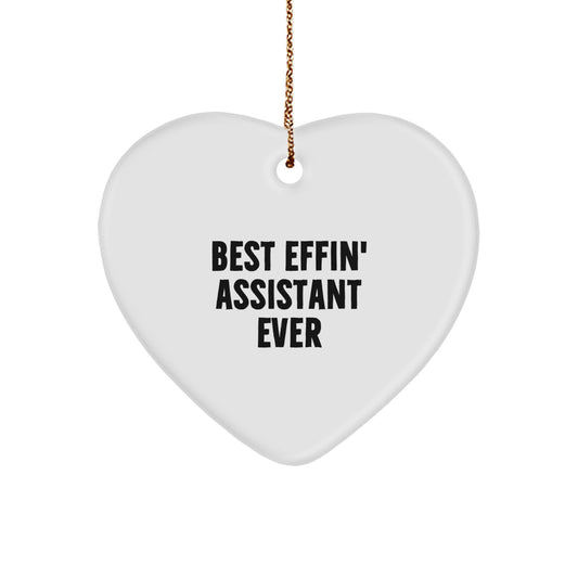 Funniest Assistant Christmas Ornament Gift for Friends - Image 1