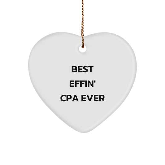 Cpa Keepsake Christmas Ornament for Him Gift – Holiday Tree Treasure - Image 1