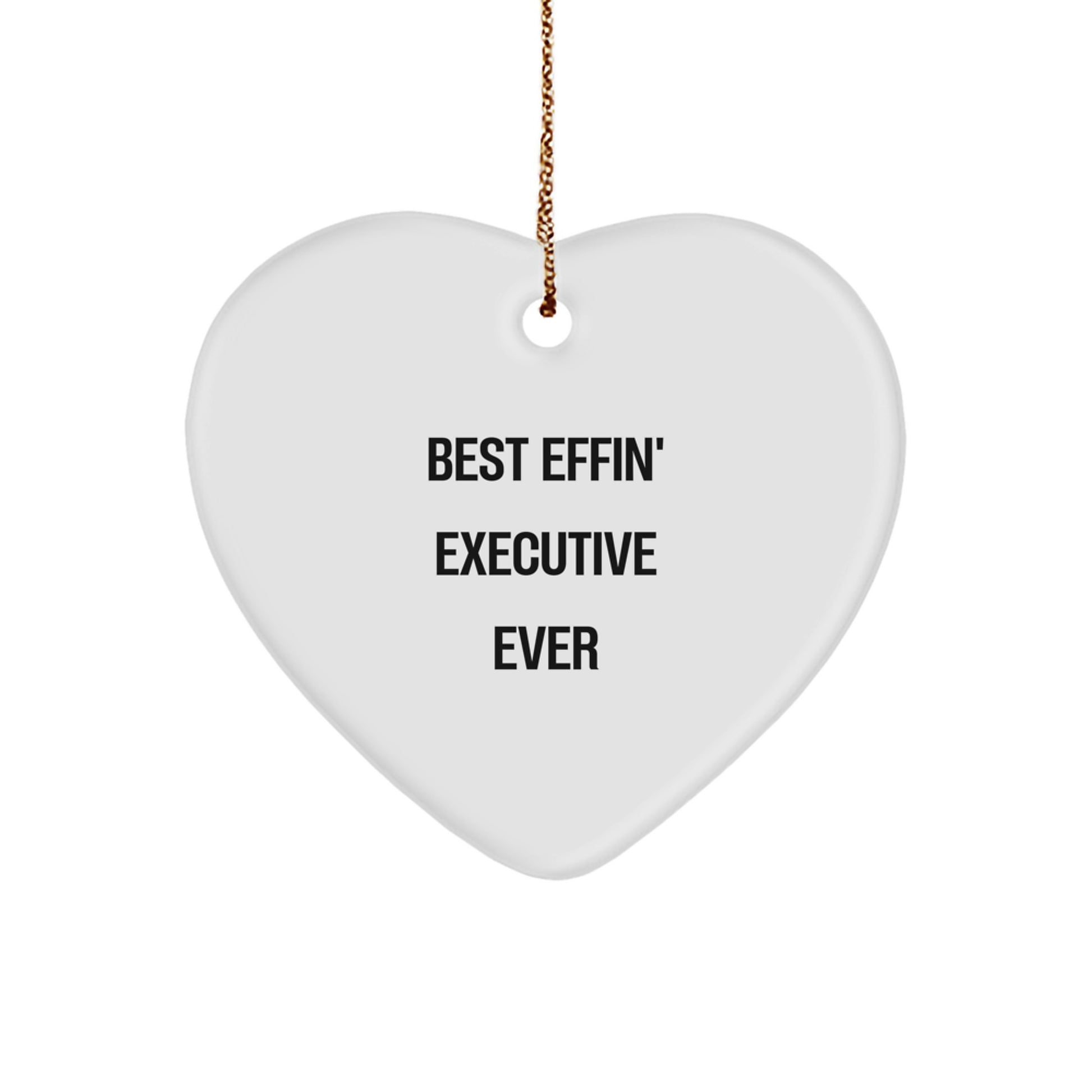 Executive Premium Keepsake Heart Ornament for Him Christmas Gift - Image 1
