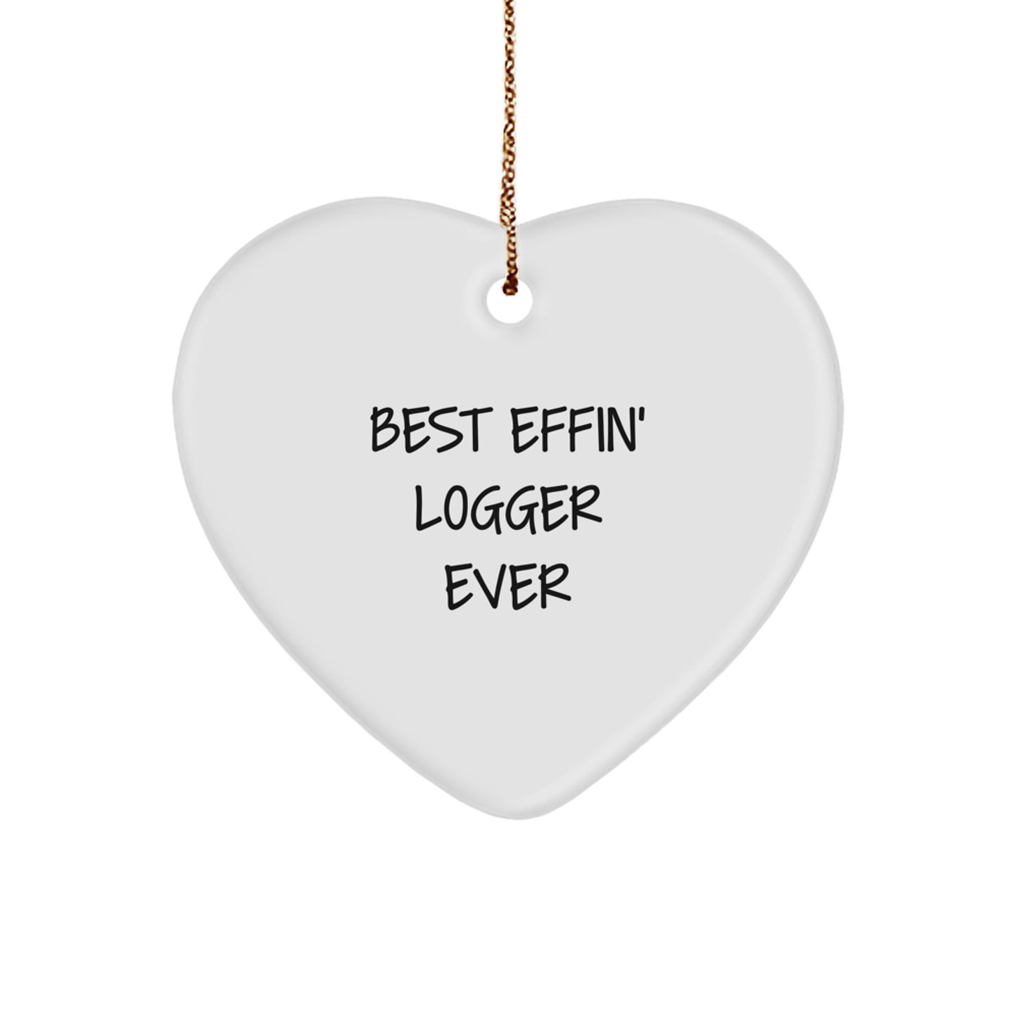 Logger Keepsake Christmas Ornament for Him Gift - Image 1