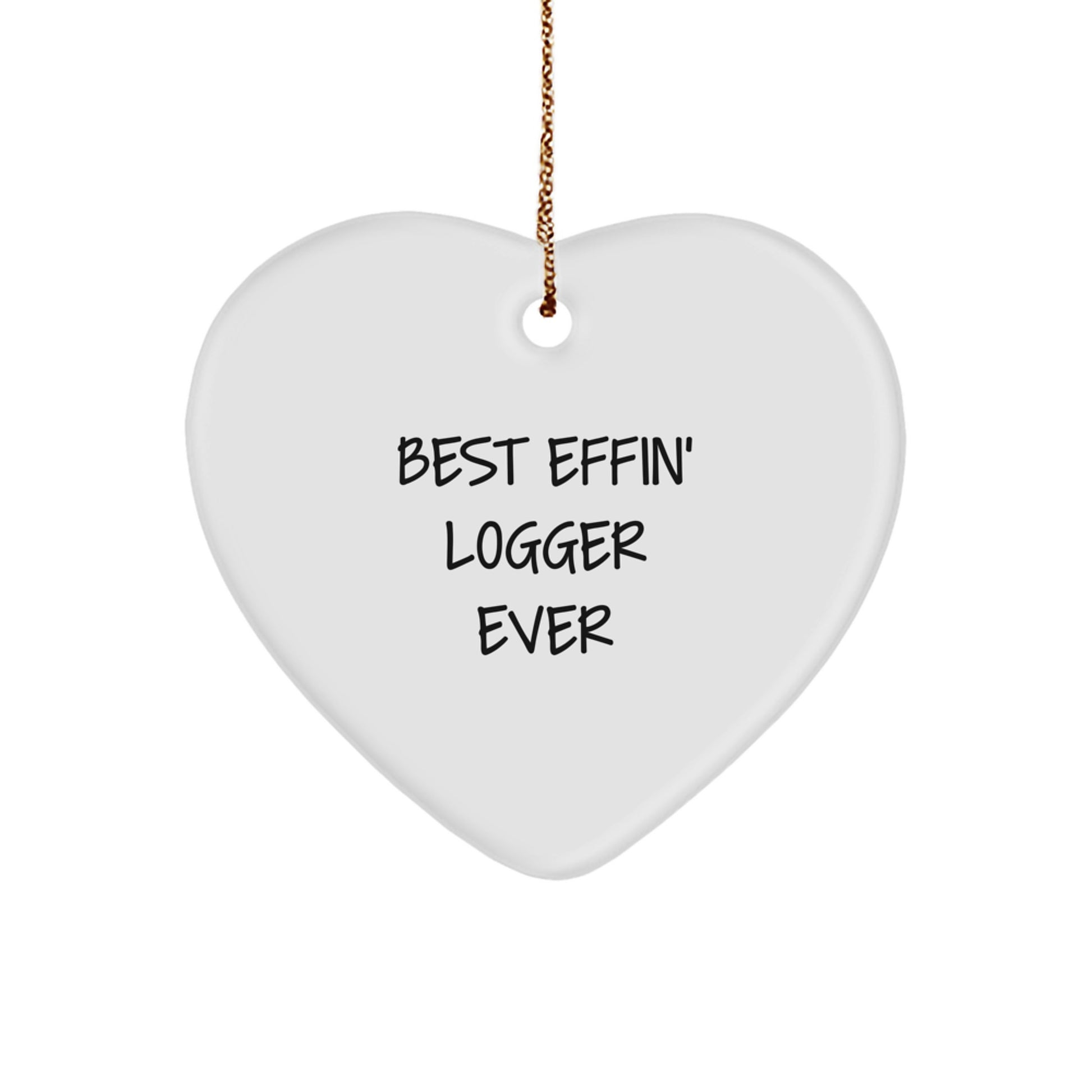 Logger Keepsake Christmas Ornament for Him Gift - Image 1