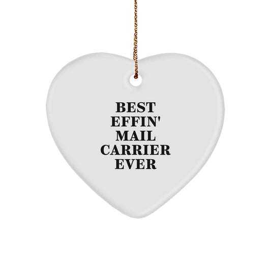 Mail Carrier Keepsake Christmas Ornament for Him Gift - Image 1