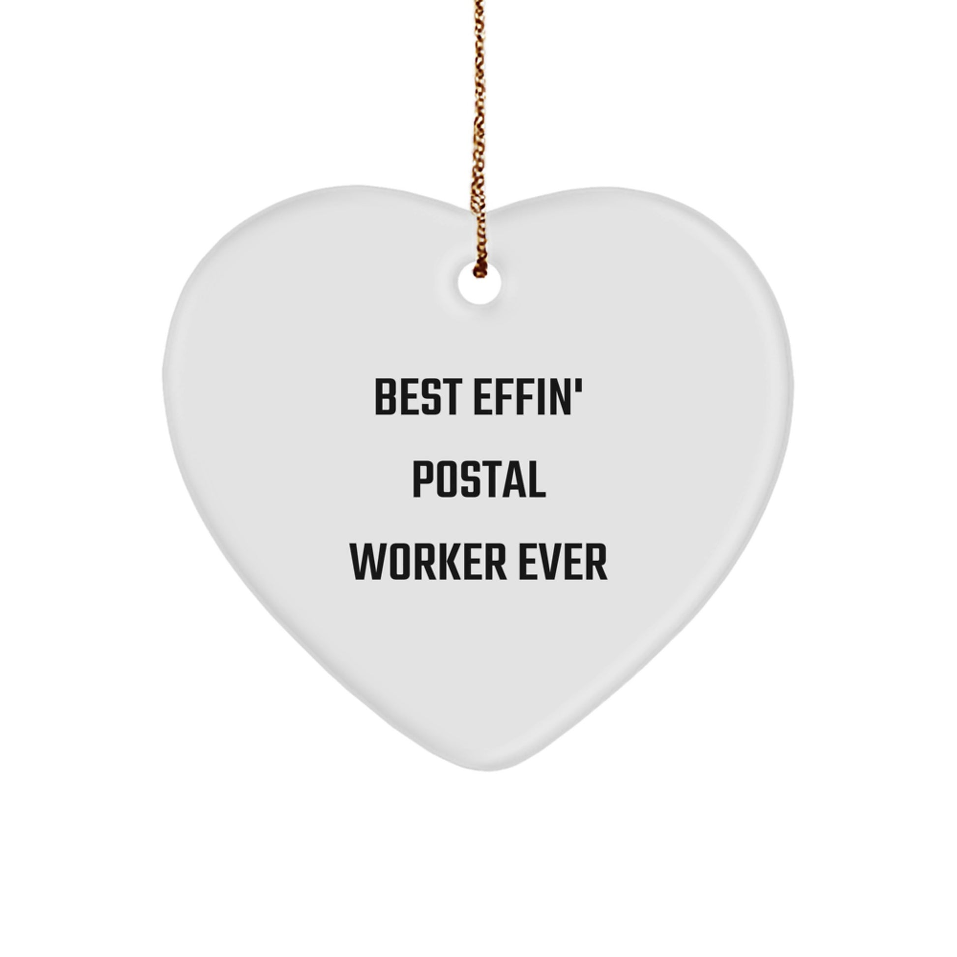 Postal Worker Keepsake Christmas Ornament for Him Gift - Image 1