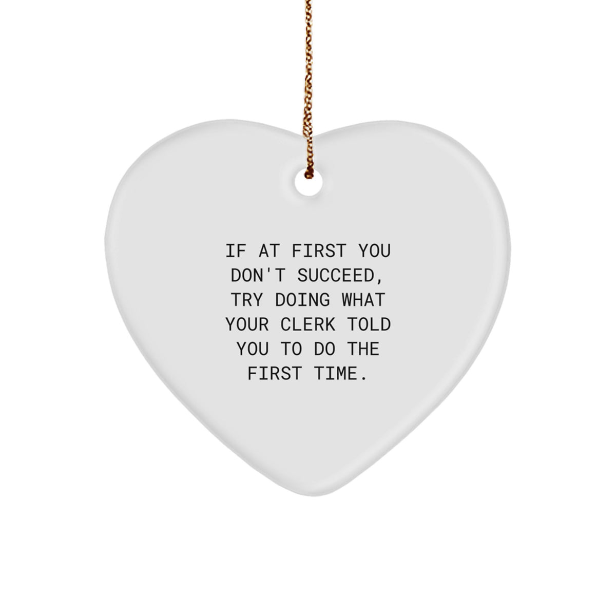 Clerk Keepsake Heartwood Bright Christmas Ornament for Him Gift - Image 1