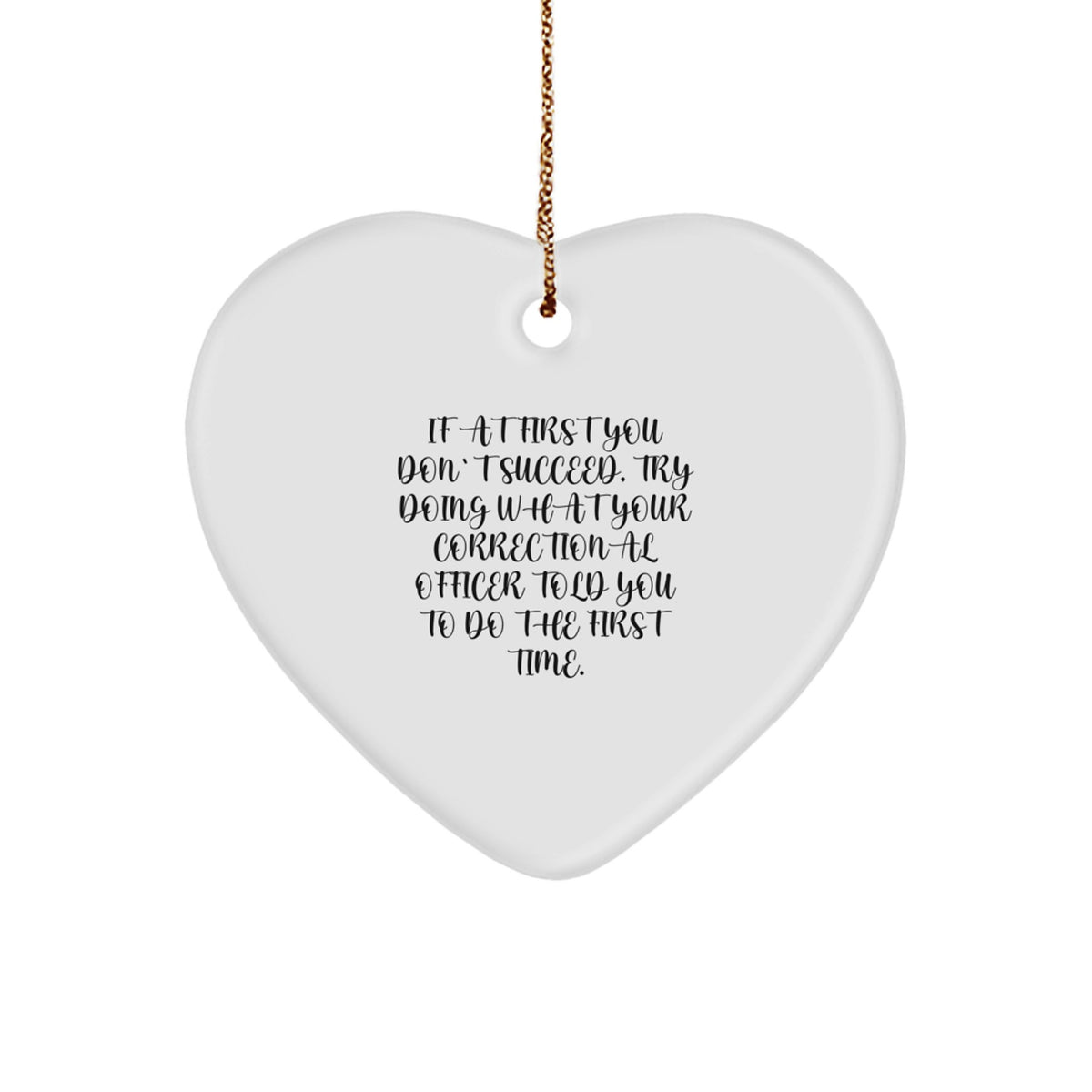 For Family Treasure Correctional Officer Christmas Ornament Gift - Image 1