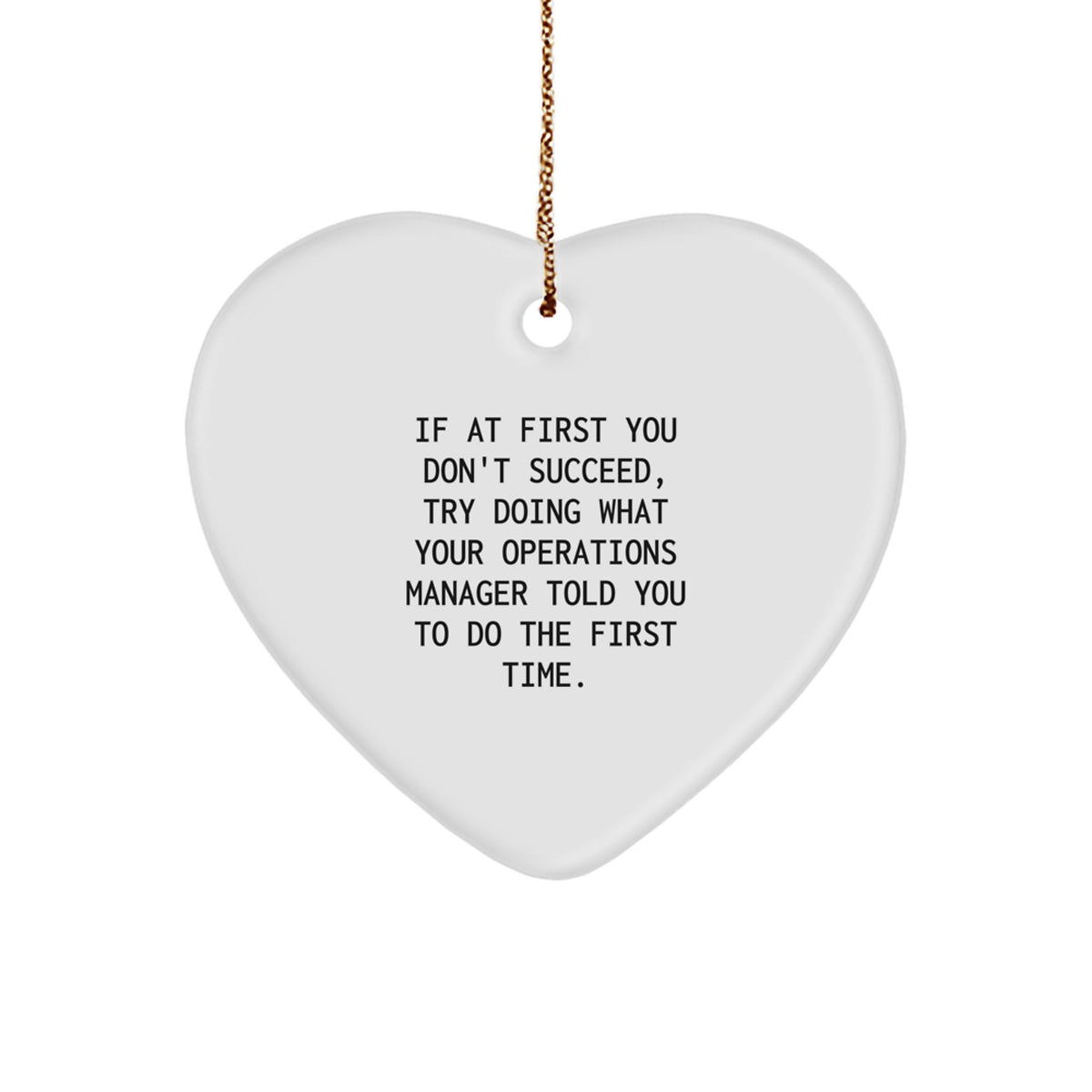 Operations Manager Christmas Ornament Gift Idea for Coworkers - Image 1