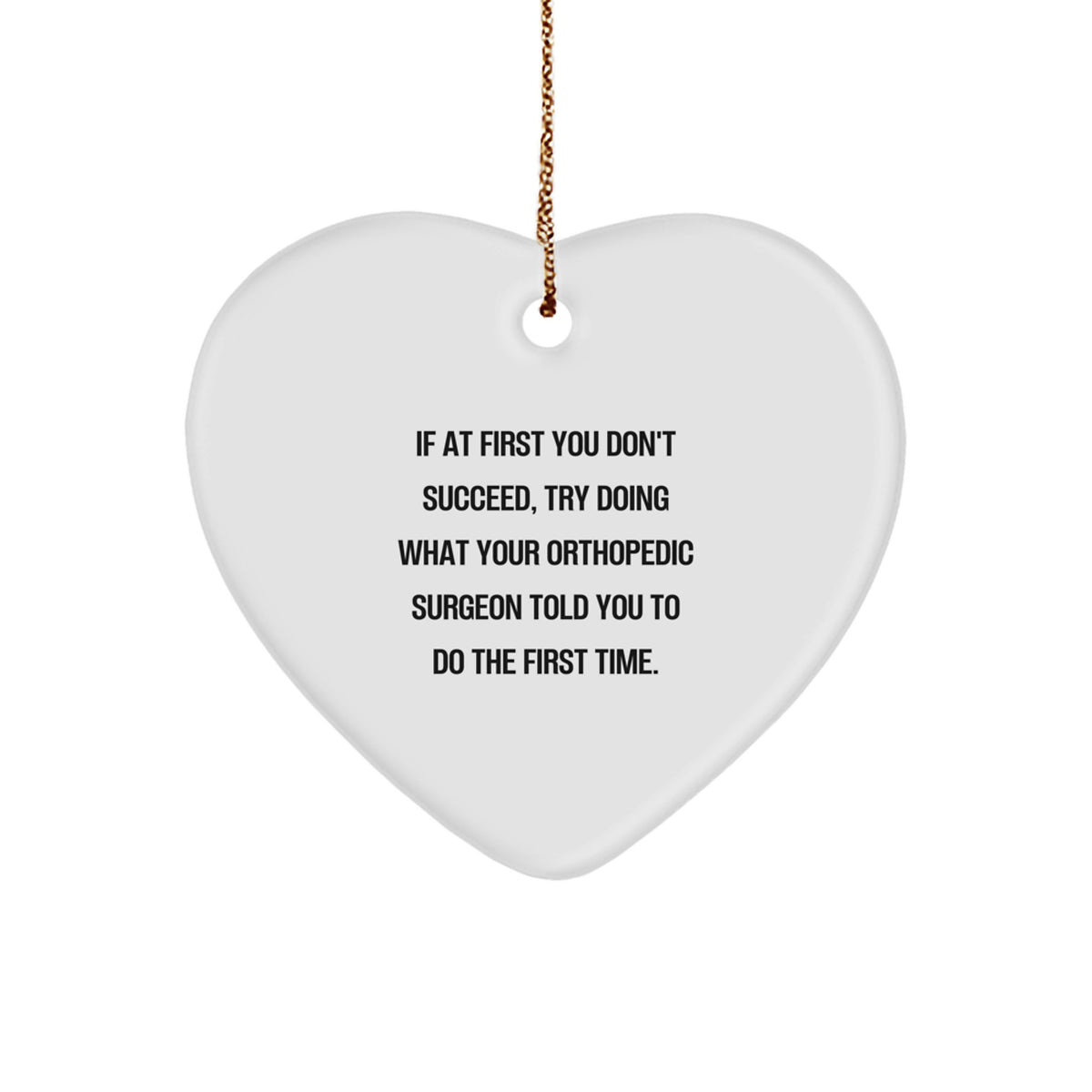 Orthopedic Surgeon Keepsake Christmas Ornament for Him Gift - Image 1