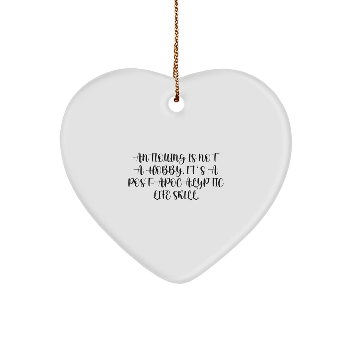 Favorite Christmas Ornament Gift for Kids - Antiquing Is Not A Hobby - Image 1