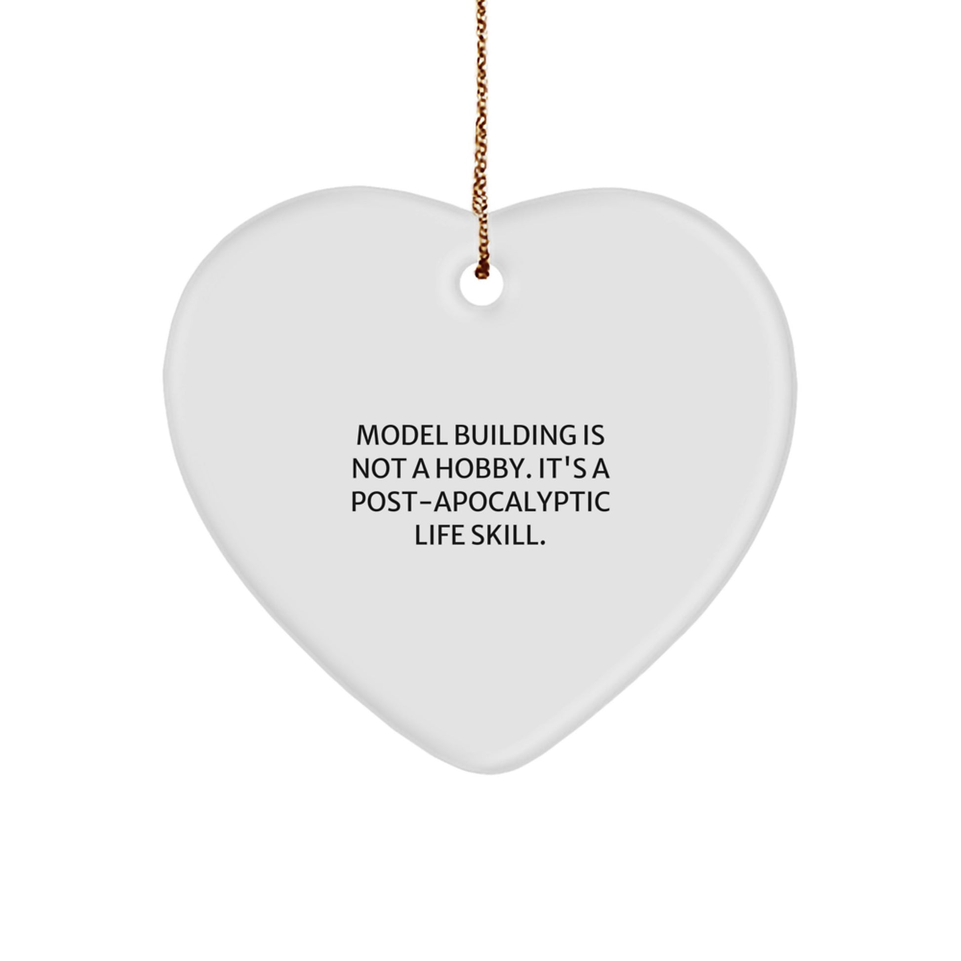 Model Building Favorite Heart Ornament for Kids Christmas Gift - Image 1
