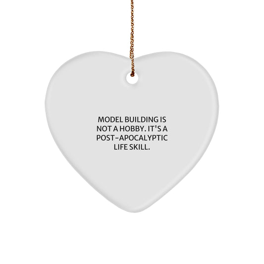 Model Building Favorite Heart Ornament for Kids Christmas Gift - Image 1