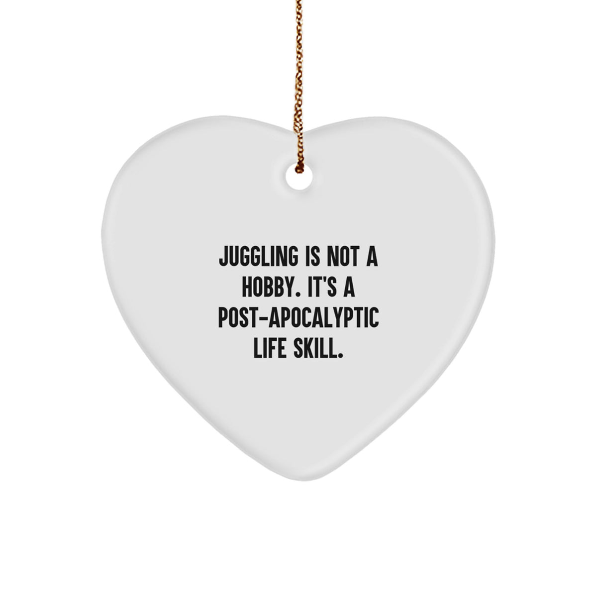 Juggling Keepsake Christmas Ornament for Him Gift - Image 1