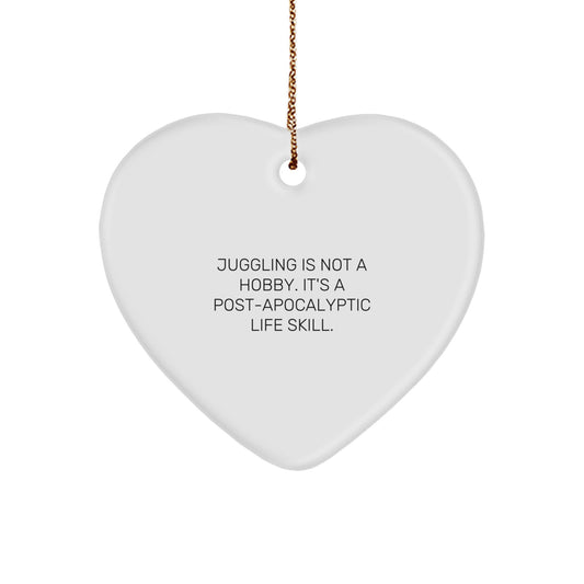 Christmas Gift for Her Present Juggling Is Not A Hobby Ornament - Image 1