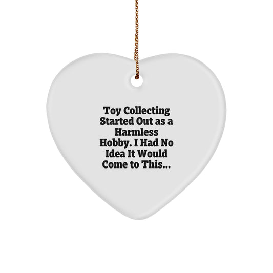 Family Treasure Toy Collecting Heart Ornament Christmas Unique Gift - Image 1