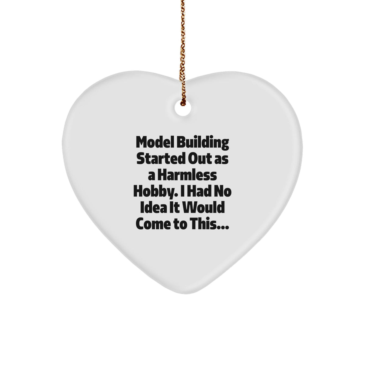 Christmas Ornament Gift Model Building Hobby Idea for Coworkers - Image 1