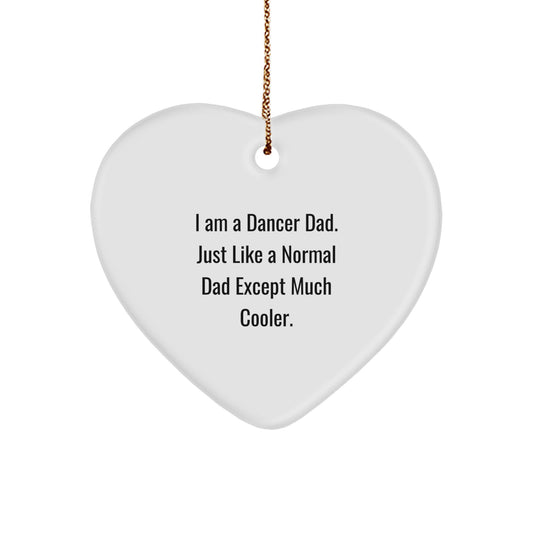 Dad Dancer Keepsake Christmas Ornament for Him Gift - Image 1