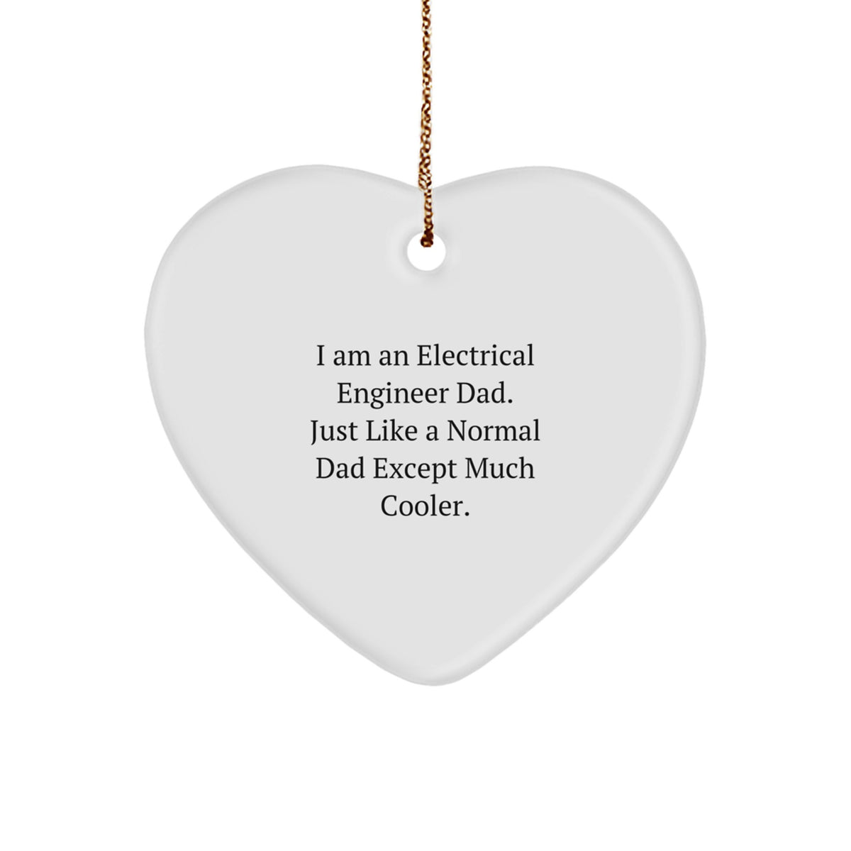 Electrical Engineer Dad Favorite Christmas Ornament for Kids Gift - Image 1
