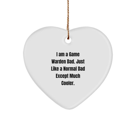 Game Warden Keepsake Ornament for Him Christmas Gift - Image 1