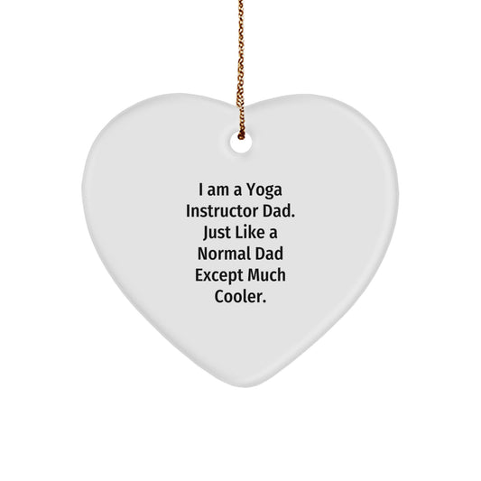 Favorite Yoga Instructor Dad Christmas Ornament for Kids Gift - Image 1