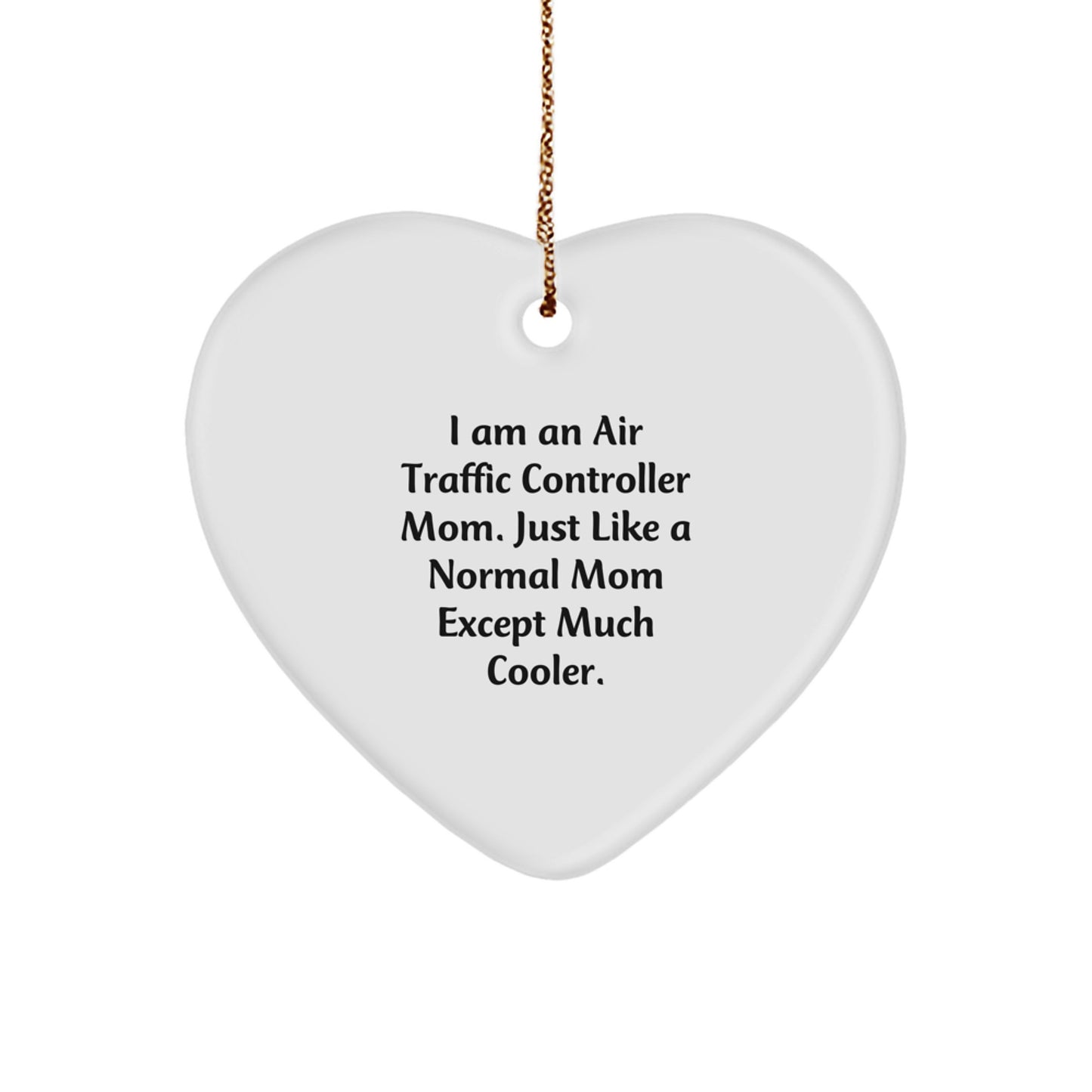 Air Traffic Controller Mom Keepsake Christmas Ornament for Him Gift - Image 1