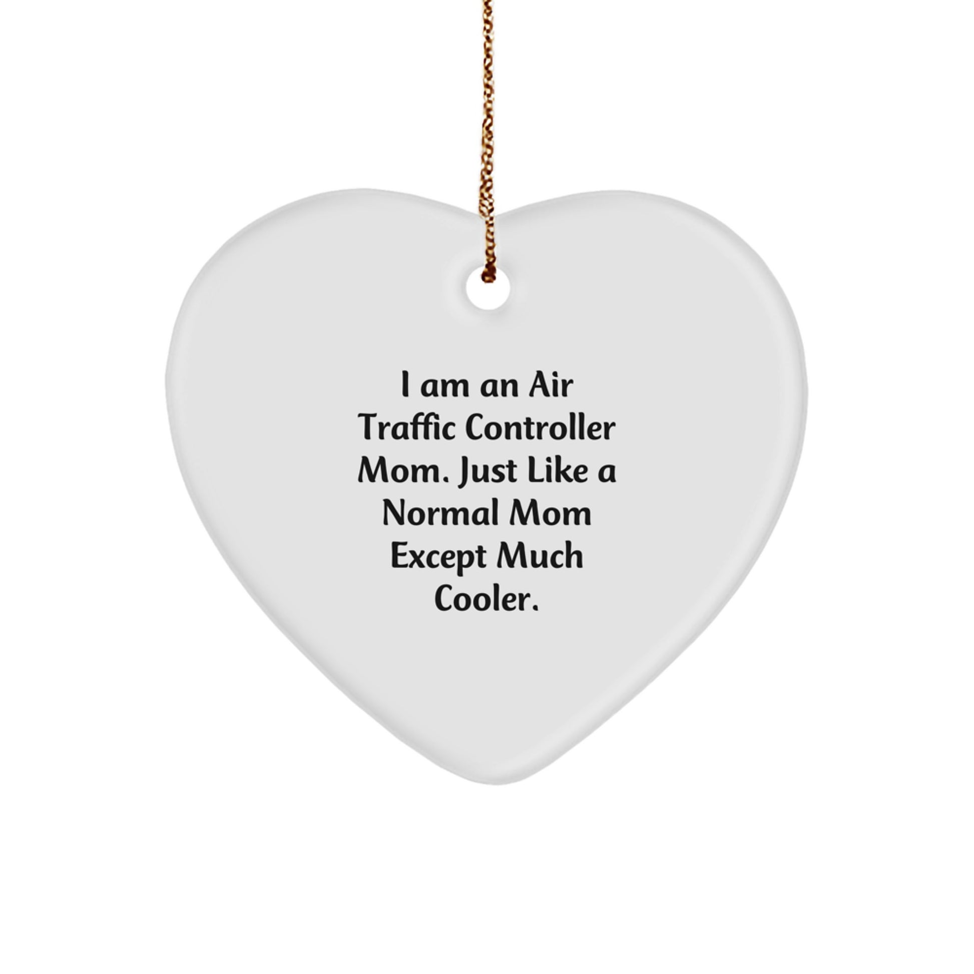 Air Traffic Controller Mom Keepsake Christmas Ornament for Him Gift - Image 1