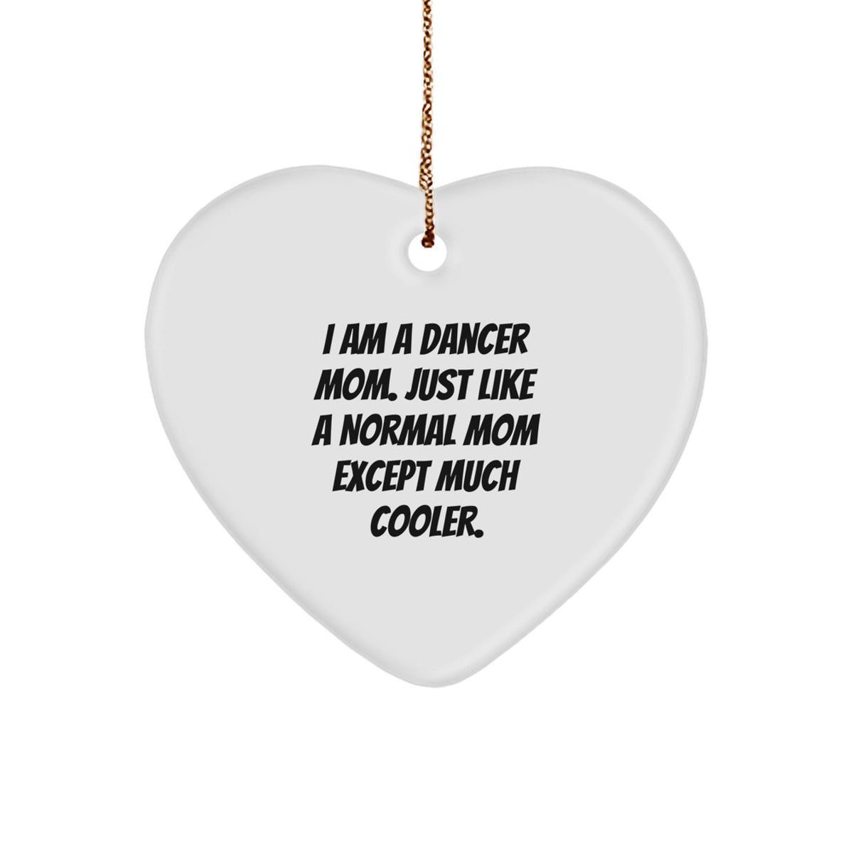 Dancer Keepsake Christmas Ornament for Him Gift - Image 1
