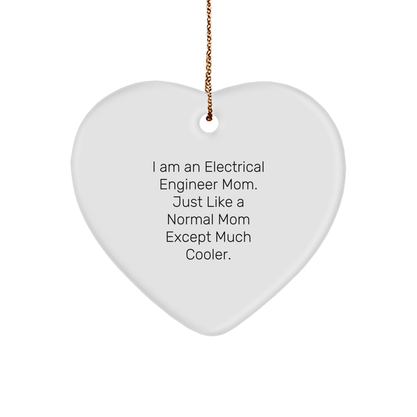 Electrical Engineer Mom Keepsake Christmas Ornament for Him Gift - Image 1