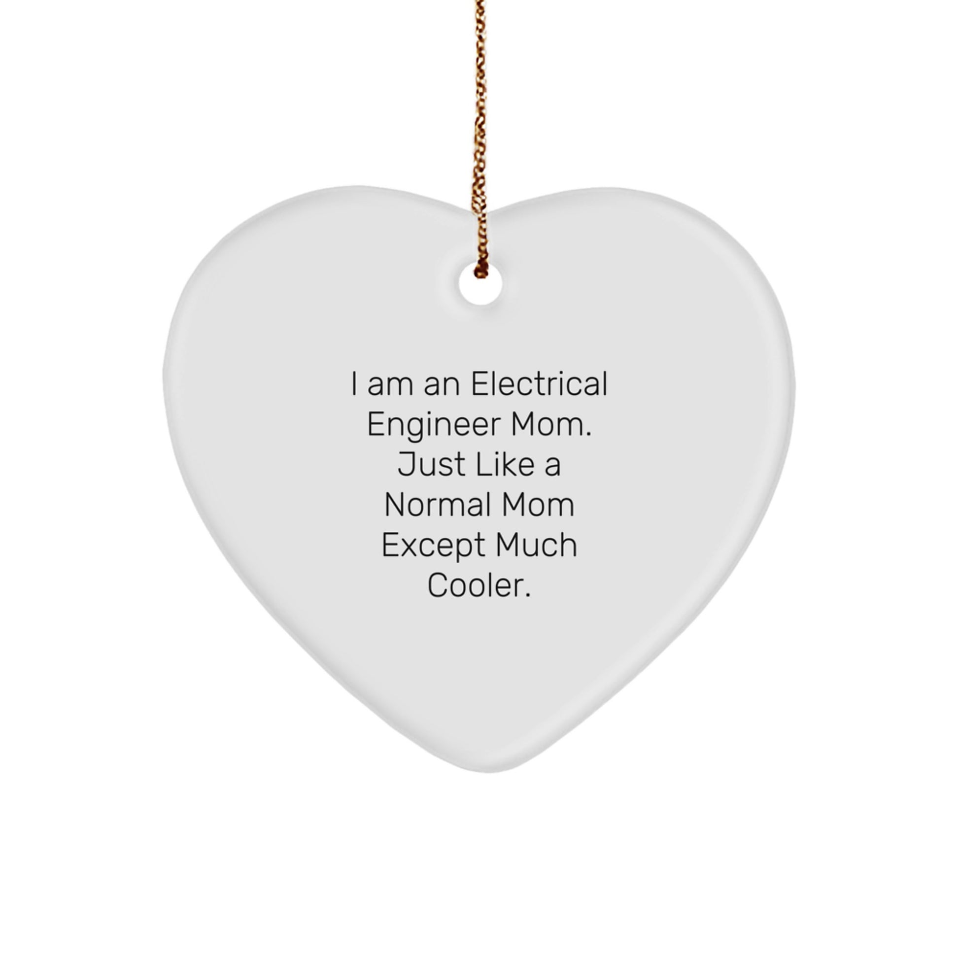 Electrical Engineer Mom Keepsake Christmas Ornament for Him Gift - Image 1