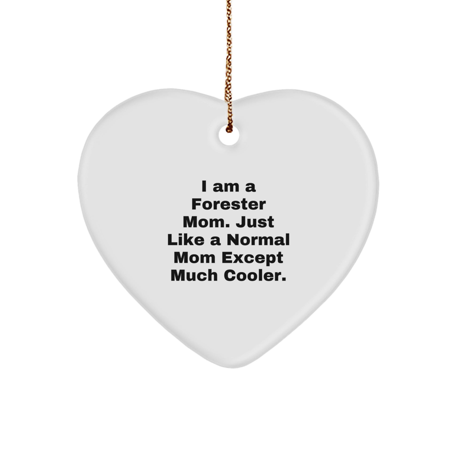 Forester Mom Treasure Christmas Ornament Gift for Family - Image 1