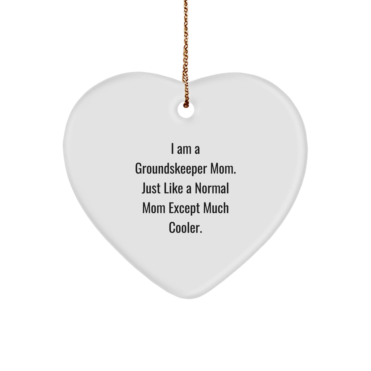 Groundskeeper Keepsake Christmas Ornament for Him Gift - Image 1