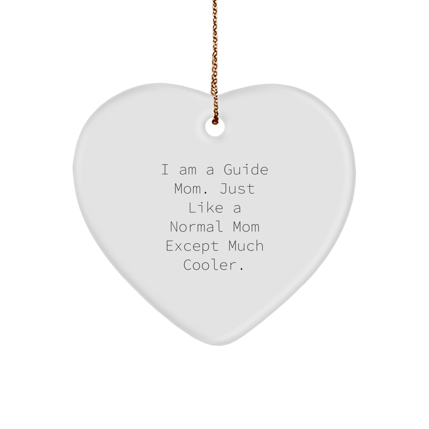 Christmas Gift for Her Guide Heart Ornament Holiday Keepsake Present - Image 1