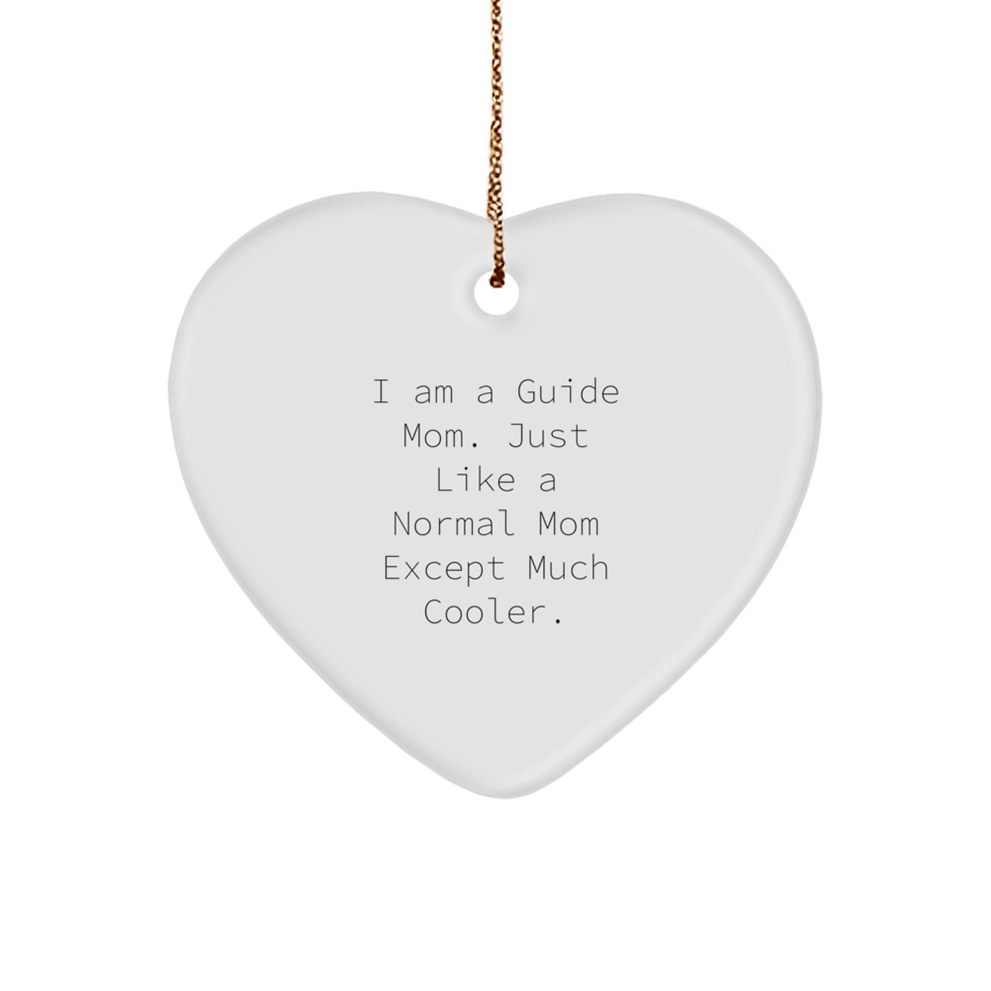 Christmas Gift for Her Guide Heart Ornament Holiday Keepsake Present - Image 1