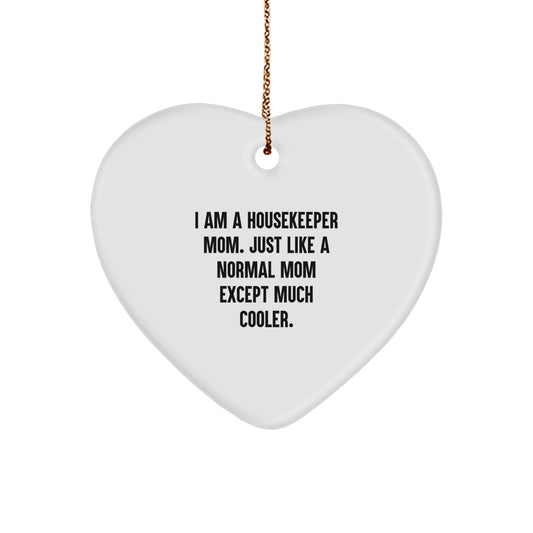 Housekeeper Tree Heart Ornament Keepsake for Him Christmas Gift - Image 1