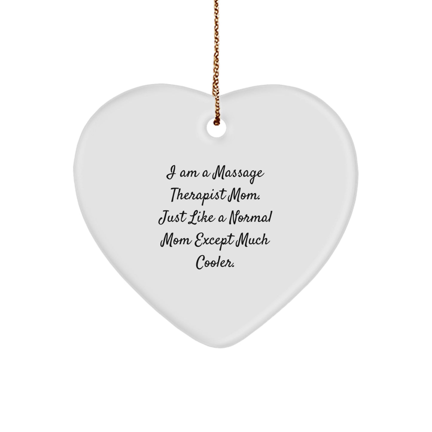 Christmas Gift for Her Massage Therapist Mom Ornament Present - Image 1
