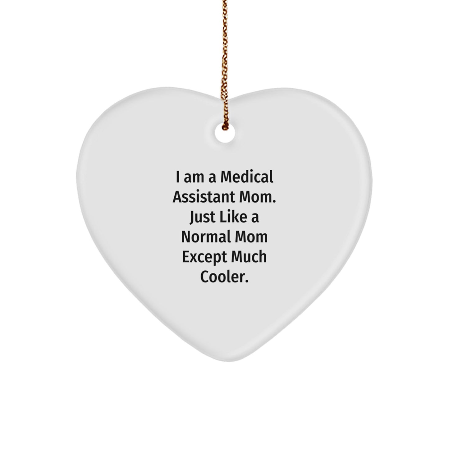 Medical Assistant Heart Ornament Idea for Coworkers Christmas Gift - Image 1