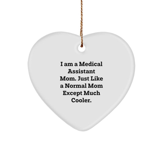 Christmas Gift for Her Medical Assistant Mom Ornament Present - Image 1