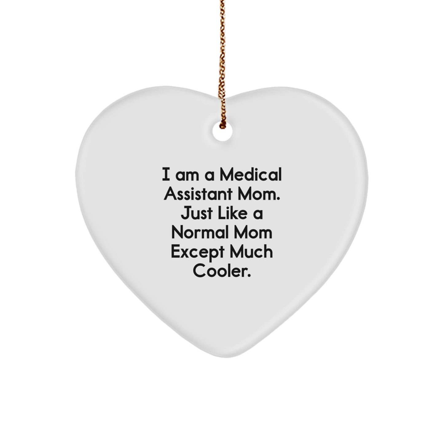 Medical Assistant Favorite Heart Ornament for Kids Christmas Gift - Image 1