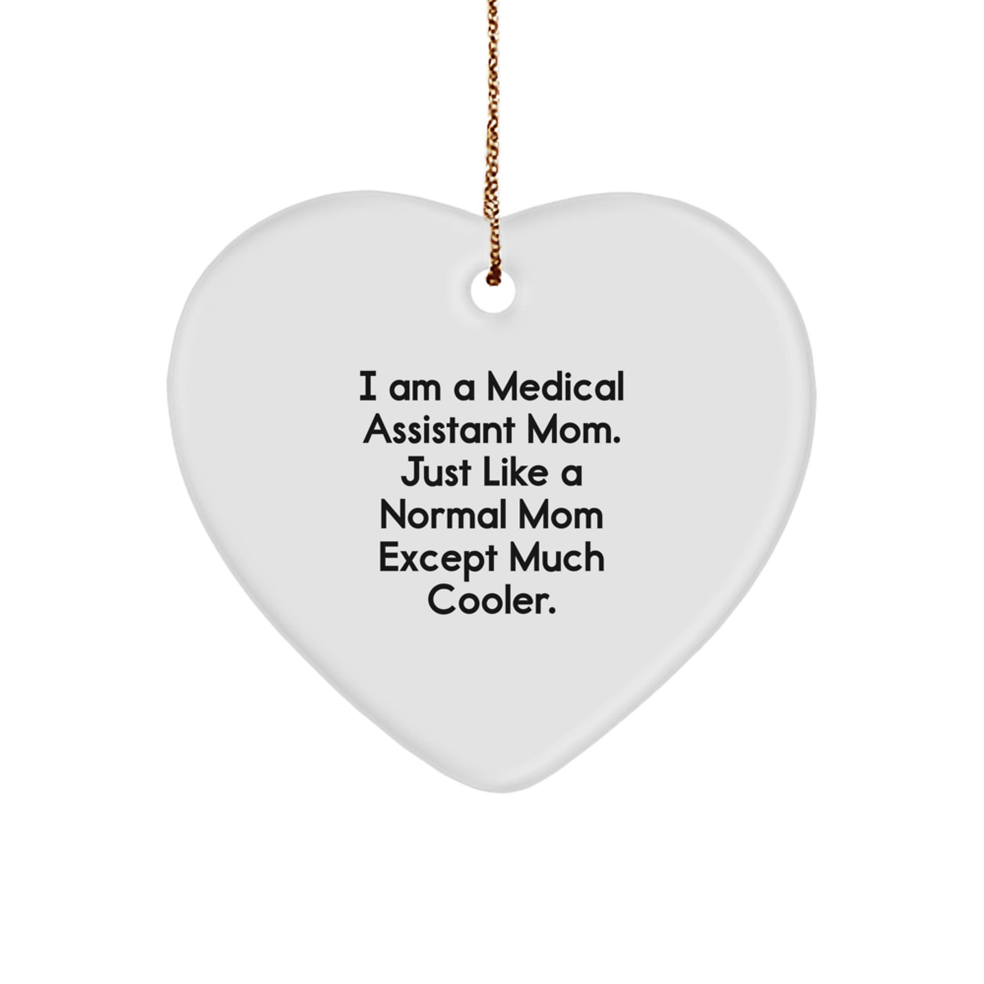 Medical Assistant Favorite Heart Ornament for Kids Christmas Gift - Image 1